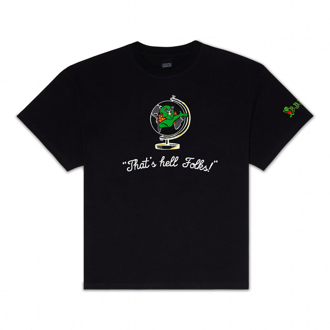 HELL FOLKS T-SHIRT Tシャツ / BLACK / AW25-13672