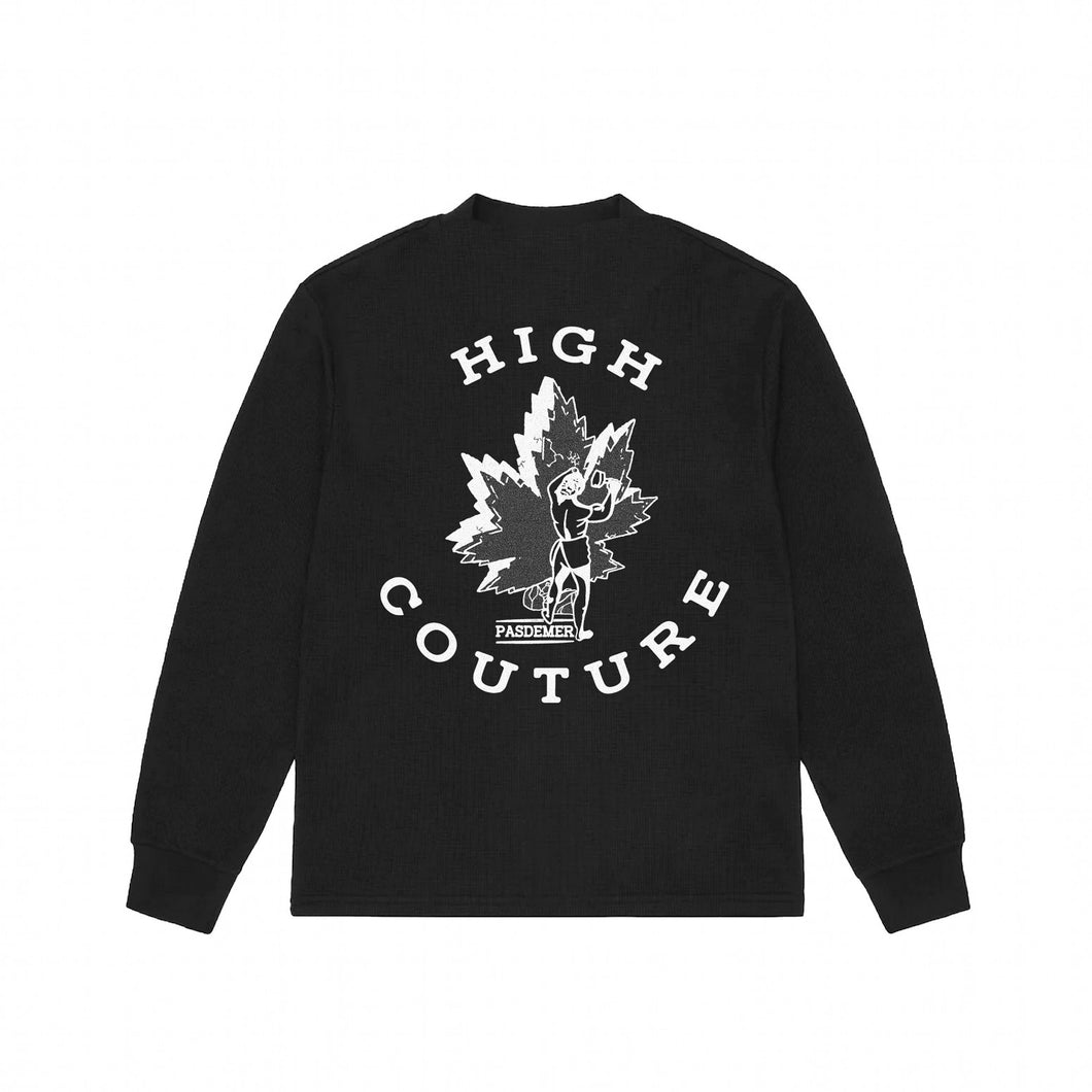 HIGH COUTURE LONGSLEEVE 長袖Tシャツ / VINTAGE BLACK / AW24-12729