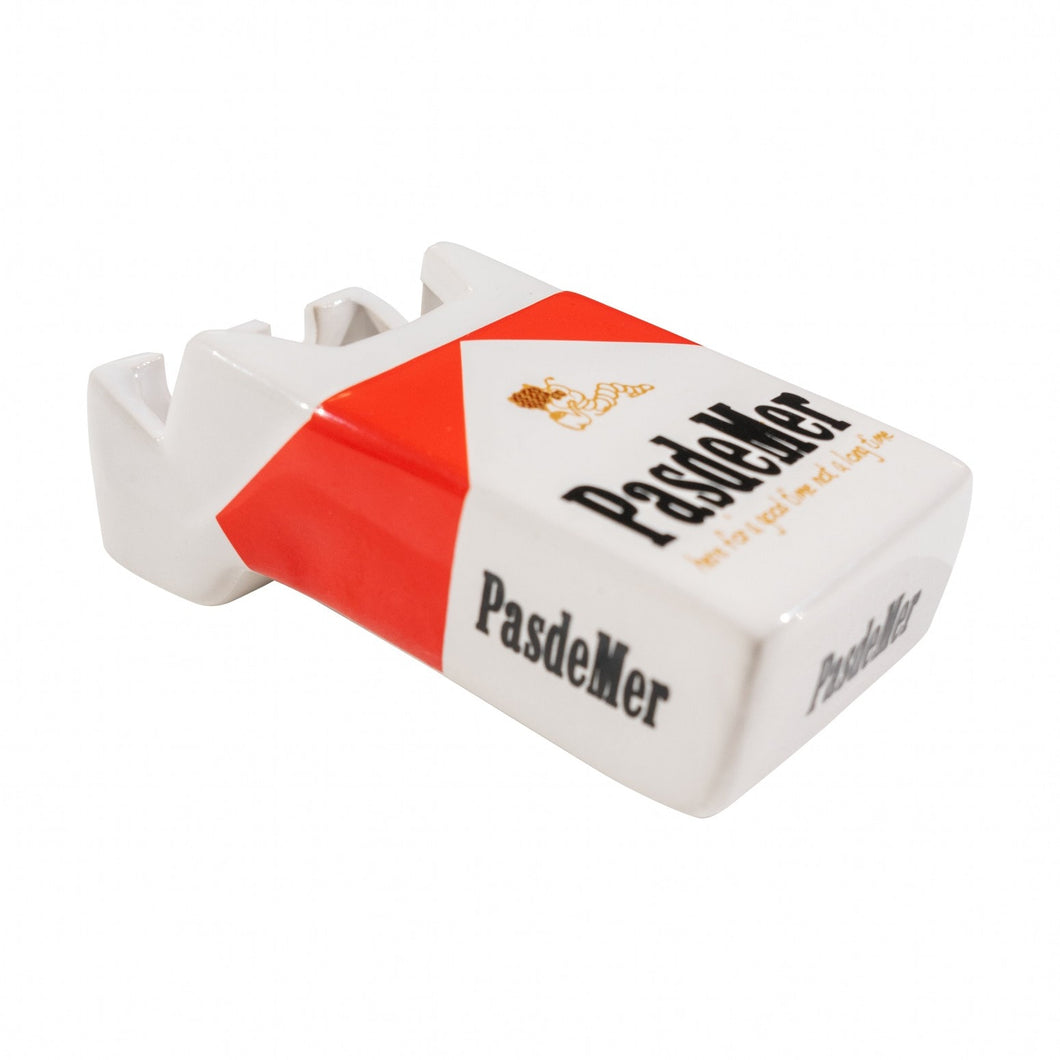 NOT LONG TIME ASHTRAY 灰皿 / WHITE/RED / AW25-13693