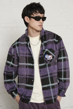 画像をギャラリービューアに読み込む, NOT LONG TIME SHIRT 長袖シャツ / PURPLE/BLACK / AW25-13680
