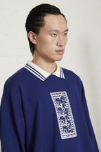 画像をギャラリービューアに読み込む, STONED ISLAND POLO LONGSLEEVE ポロシャツ / BLUE / AW25-13688

