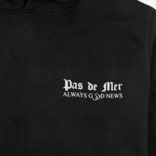 画像をギャラリービューアに読み込む, GOOD NEWS OVERSIZE HOODY オーバーサイズパーカー / BLACK
