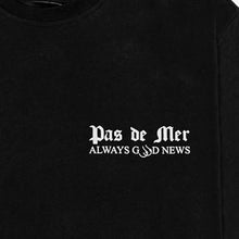 画像をギャラリービューアに読み込む, GOOD NEWS T-SHIRT Tシャツ / BLACK
