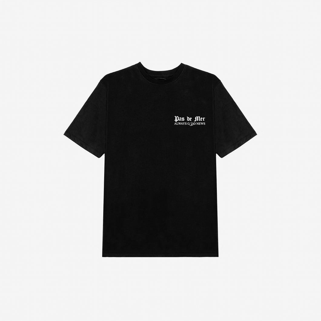 GOOD NEWS T-SHIRT Tシャツ / BLACK