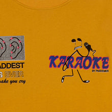 画像をギャラリービューアに読み込む, KARAOKE OVERSIZE SWEATSHIRT クルーネックスウェット / MUSTARD
