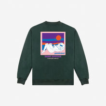 画像をギャラリービューアに読み込む, MOUNTAINS SWEATSHIRT クルーネックスウェット / DARK GREEN
