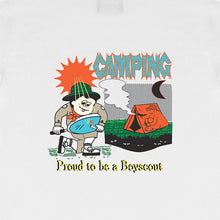 画像をギャラリービューアに読み込む, CAMPING T-SHIRT Tシャツ / WHITE
