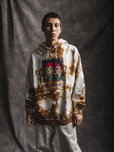 画像をギャラリービューアに読み込む, FUCK YOU ALL TIE DYE HOODY パーカー / NATURAL ホワイト/BROWN ブラウン
