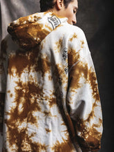 画像をギャラリービューアに読み込む, FUCK YOU ALL TIE DYE HOODY パーカー / NATURAL ホワイト/BROWN ブラウン
