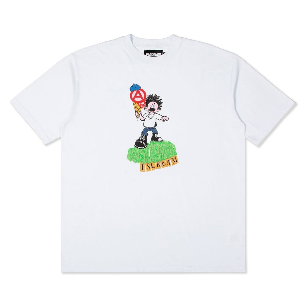 ISCREAM T-SHIRT Tシャツ / WHITE ホワイト 白