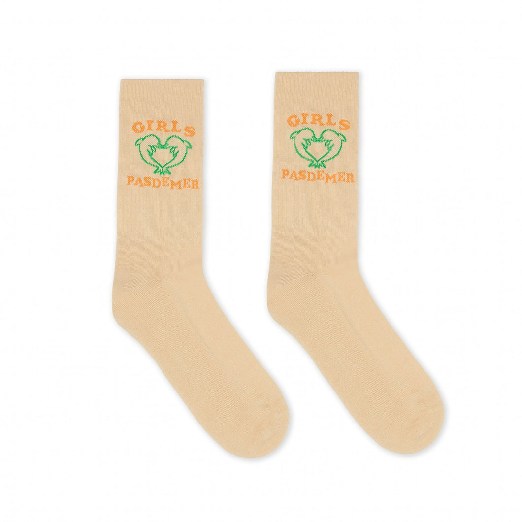 GIRLS SOCKS ソックス / CREAM  / SS24-12145