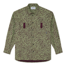 画像をギャラリービューアに読み込む, LOGO SHIRT 長袖シャツ / PURPLE-LIME パープルライム / AW23-11845
