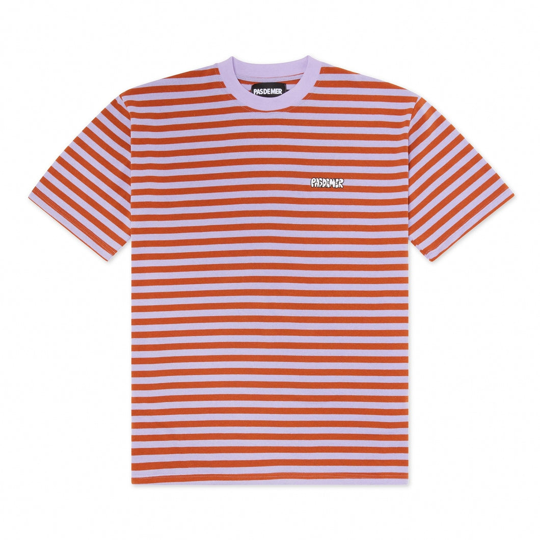 LOGO T-SHIRT Tシャツ / BROWN/LIGHT PURPLE ブラウン パープル