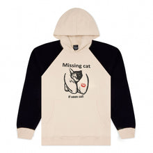 画像をギャラリービューアに読み込む, MISSING CAT HOODY パーカー / NATURAL
