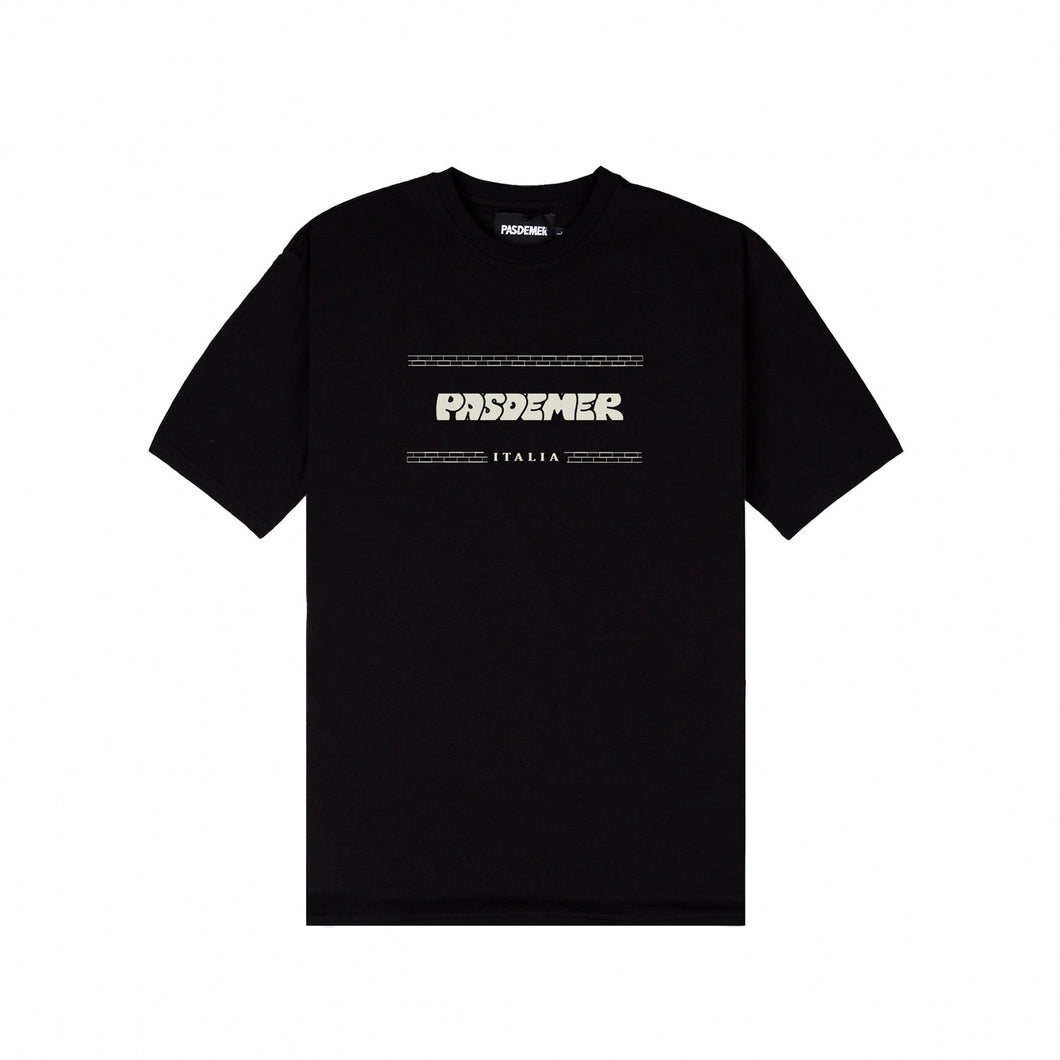 PASDEMER ITALIA T-SHIRT Tシャツ / BLACK ブラック