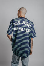 画像をギャラリービューアに読み込む, WAV T-SHIRT Tシャツ / DARK BLUE/LIGHT GREEN ブルー 青 グリーン 緑
