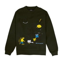 画像をギャラリービューアに読み込む, DIRTY BOOTS SWEATSHIRT クルーネックスウェット / ARMY GREEN グリーン
