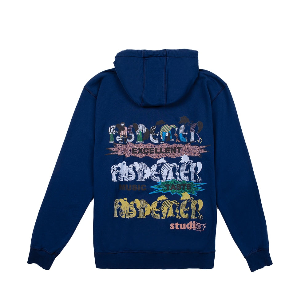 BAND HOODY パーカー / BLUE ブルー