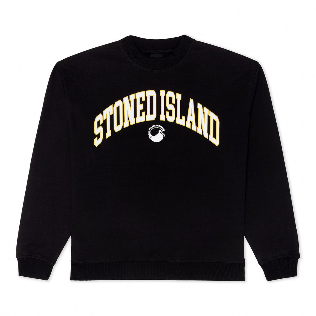 STONED ISLAND CREWNECK クルーネックスウェット / OLD BLACK / SS24-12137