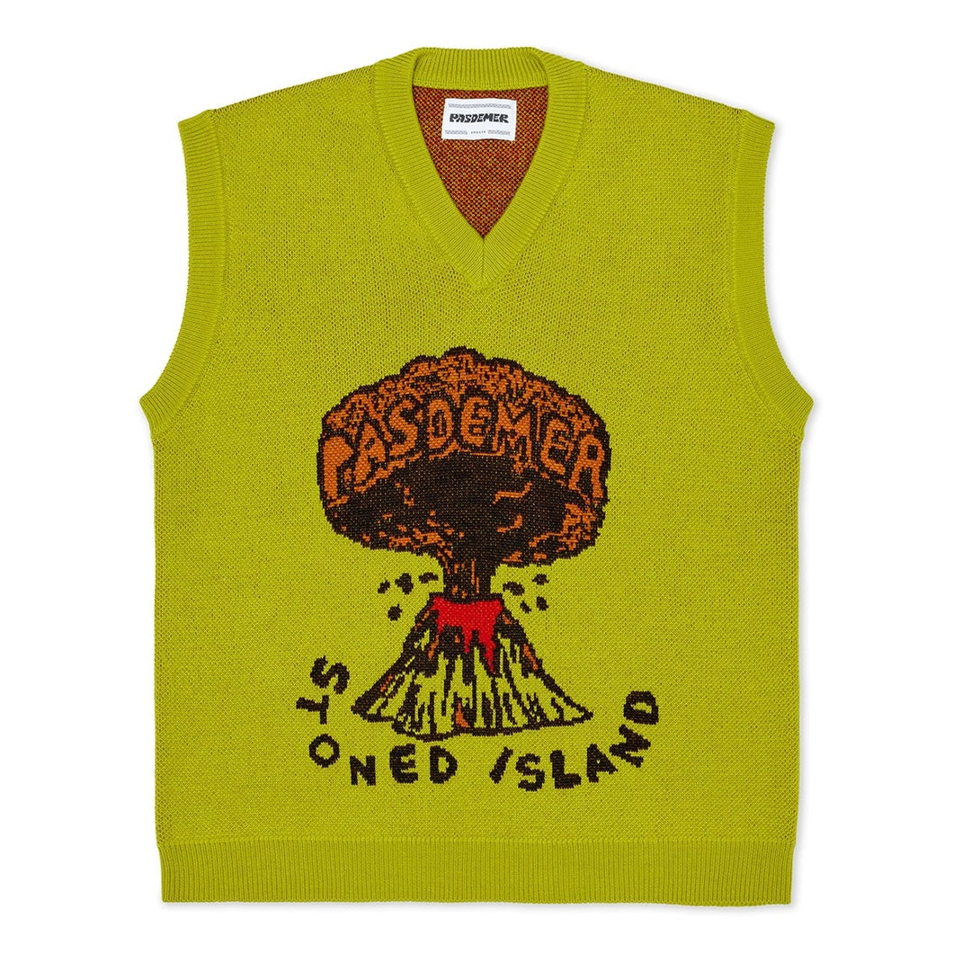 STONED ISLAND VEST ニットベスト / LIGHT GREEN