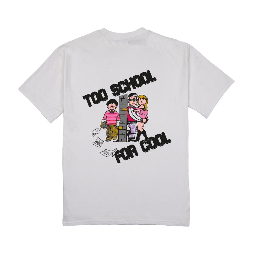 TOO SCHOOL T-SHIRT Tシャツ / NATURAL ナチュラルホワイト