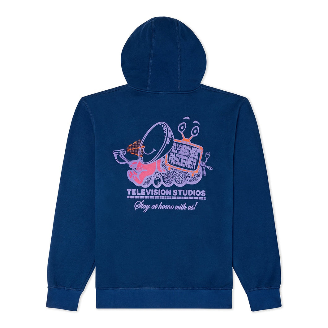 TV STUDIOS HOODY パーカー / BLUE NAVY ネイビー / AW23-11869