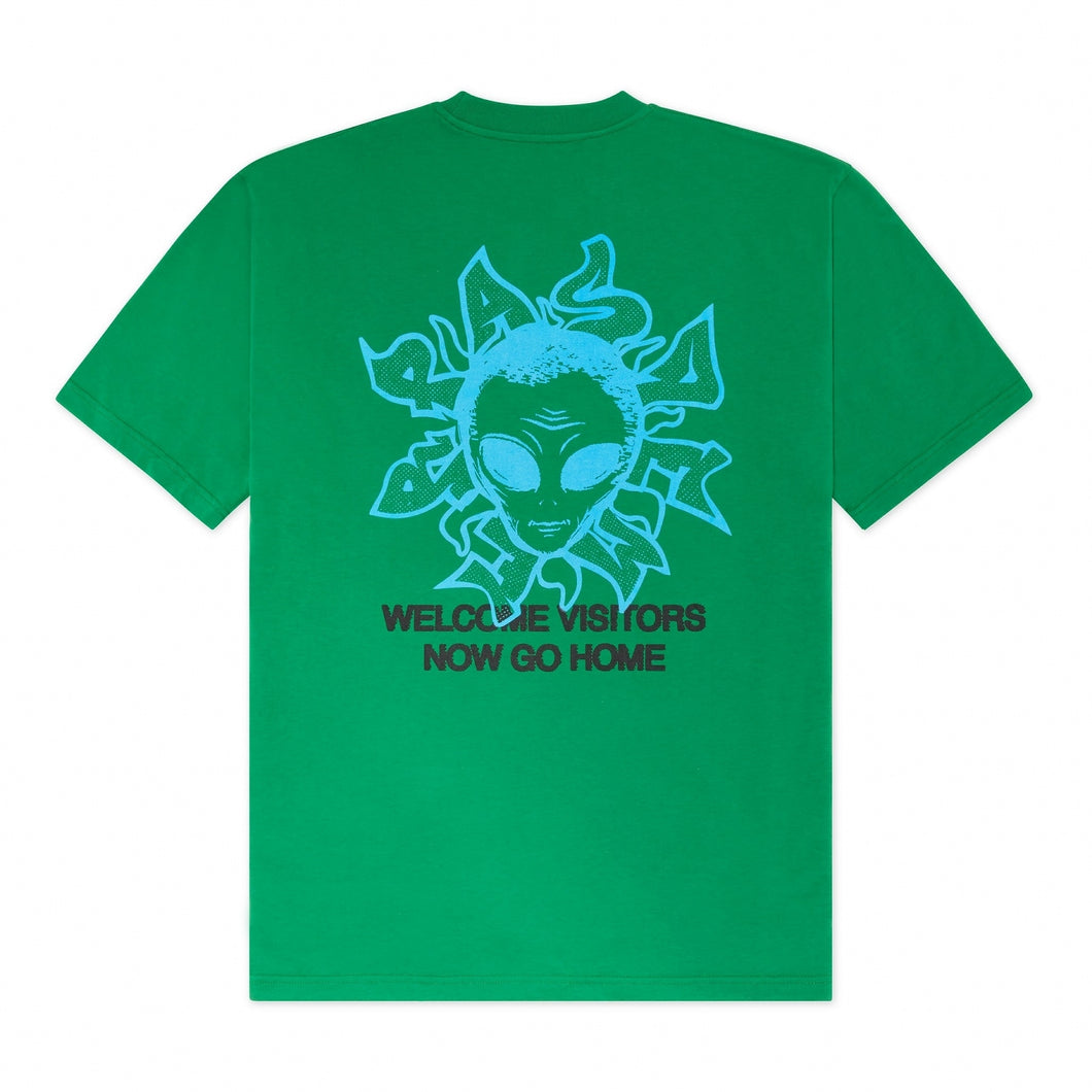 WELCOME VISITORS T-SHIRT Tシャツ / GREEN グリーン